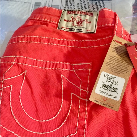 True Religion Pink Jeans - Picture 1 of 1